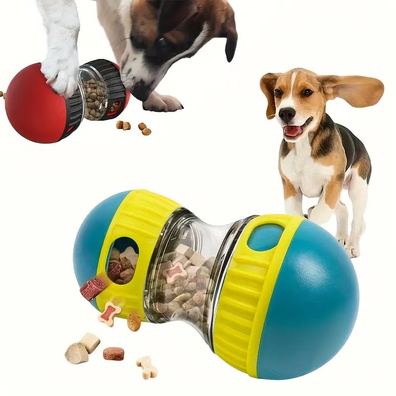 Interactive Squeaky Plush Dog Toy - لعبة تفاعلية لتوزيع وجبات الكلاب الخفيفة،