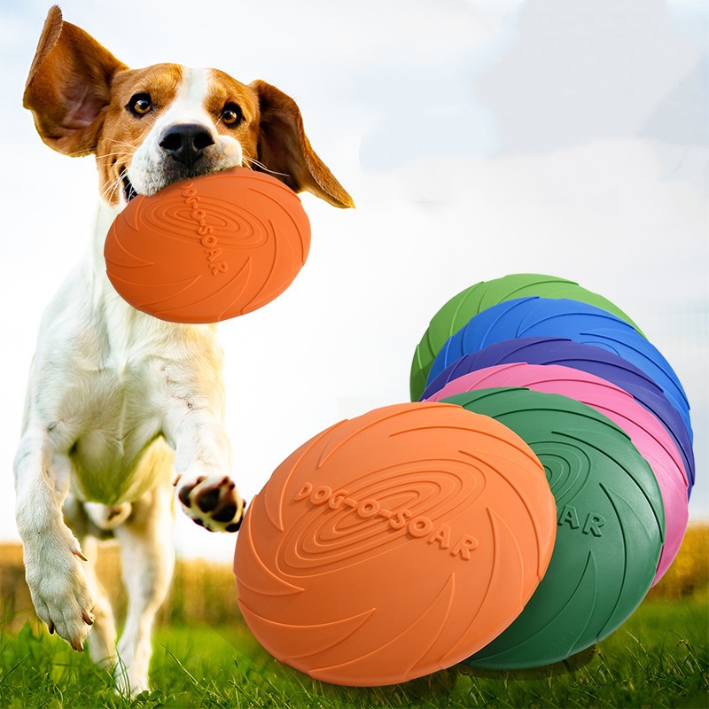 Flying Disc Dog Training Toy - لعبة قرص طائر تفاعلية مصنوعة من