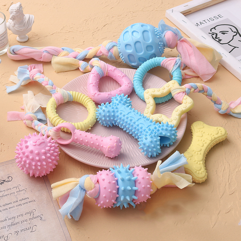 Indestructible Dog Chew Toy - كلب لعب للكلاب الصغيرة يمضغ TPR