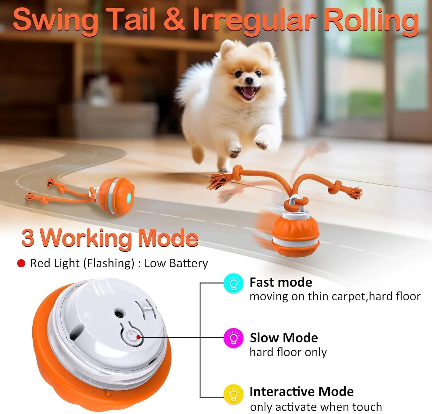 كرة للحيوانات الأليفة، لعبة تف - مراجعة Automatic Moving Dog Ball وسعره