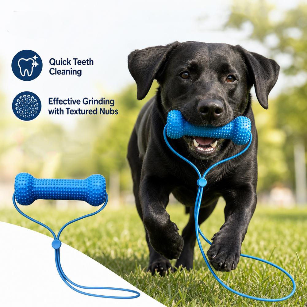 لعبة عض للعناية بأسنان الحيوان - مراجعة Teeth Cleaning Dog Chew Bone وسعره