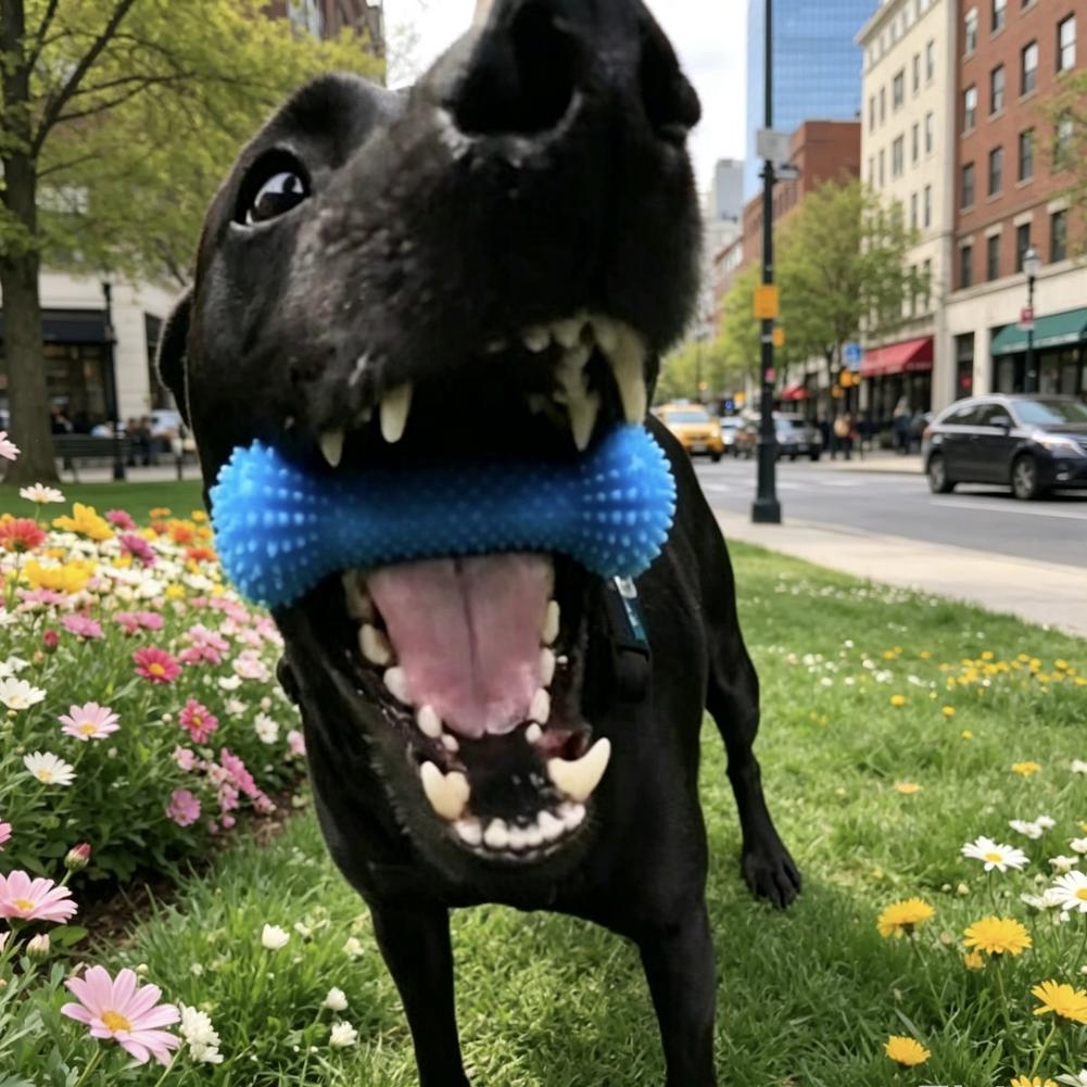 لعبة عض للعناية بأسنان الحيوان - مراجعة Teeth Cleaning Dog Chew Bone وسعره