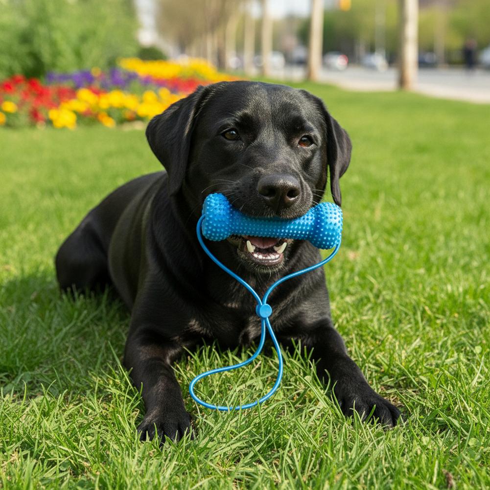 لعبة عض للعناية بأسنان الحيوان - مراجعة Teeth Cleaning Dog Chew Bone وسعره