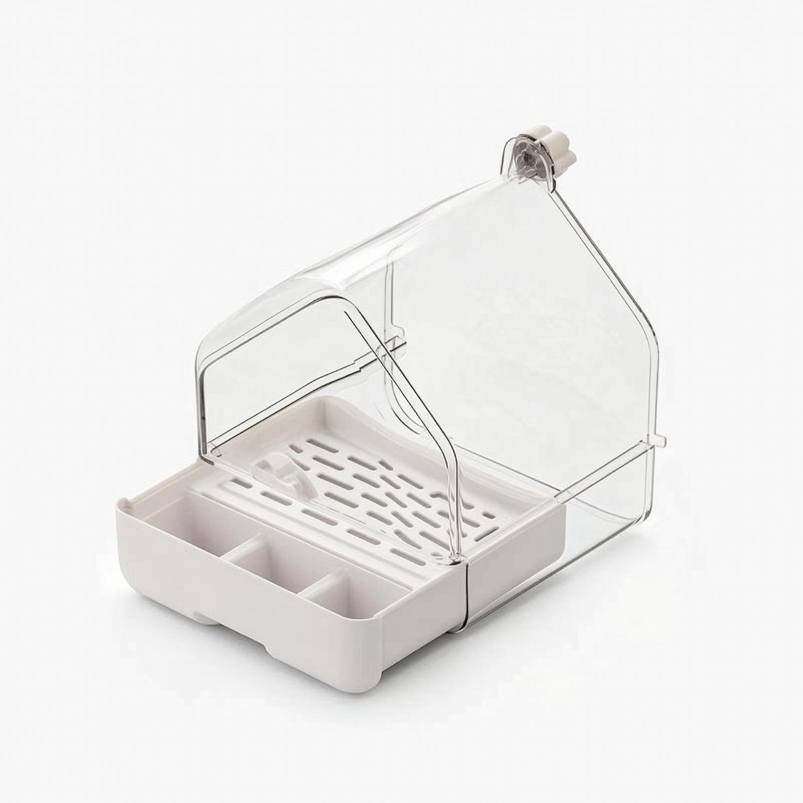 حوض استحمام للطيور مع صندوق طع - مراجعة Pet Feeders وسعره