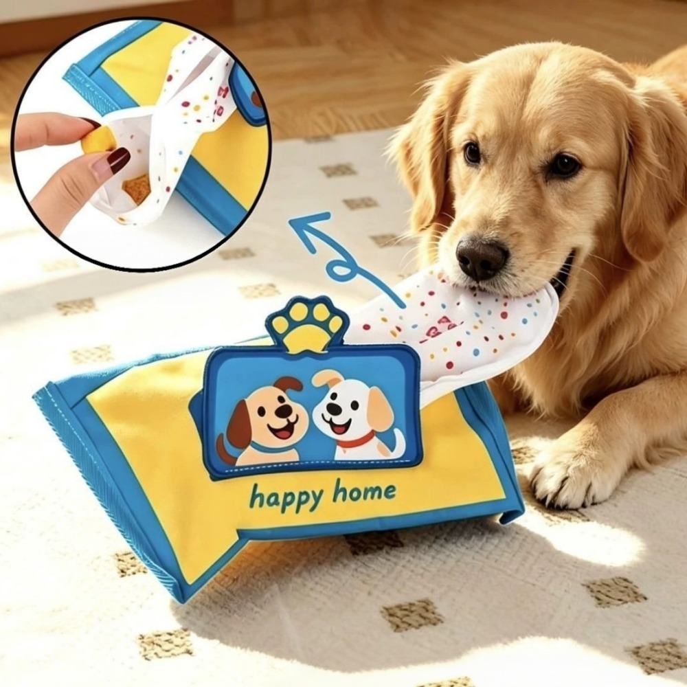لعبة صندوق مناديل للحيوانات ال - مراجعة Interactive Squeaky Plush Dog Toy وسعره