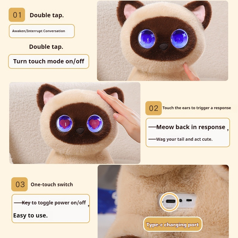 دمية قطة ذكية تعمل بالذكاء الا - مراجعة Cat Toys وسعره