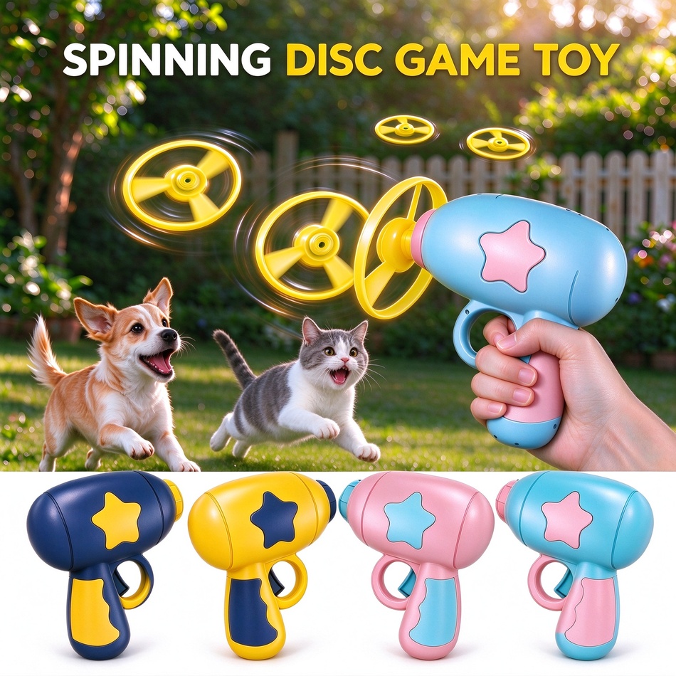 لعبة تفاعلية ممتعة للقطط، لعبة - مراجعة Flying Disc Dog Training Toy وسعره